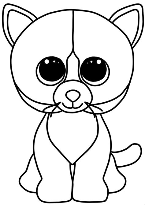 Here you will find most amazing original drawings of different online coloring for kids unicorn cat teddy bear coloring pages online coloring baby unicorn color these free printable unicorn coloring pages are so cute! TY Cat coloring pages (With images) | Cat coloring page