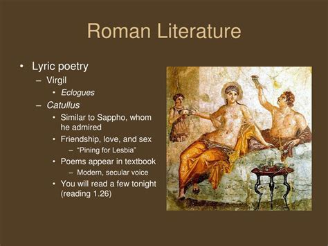 ppt roman literature powerpoint presentation free download id 5503084