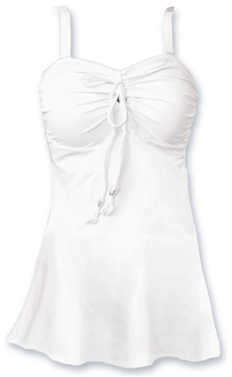 Sold Out Sale White Tassel Plus Size Swimdress 3x