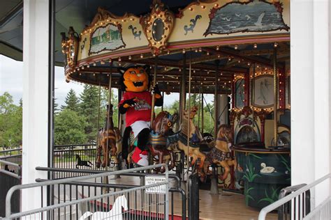 Enjoy the laughter, music and magic of the Heritage Carousel and the