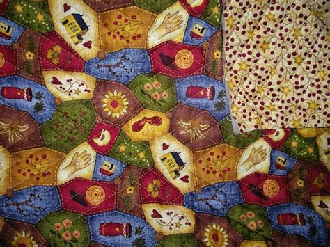 Prequilted Double Sided Fabric By Pigs60 On Etsy