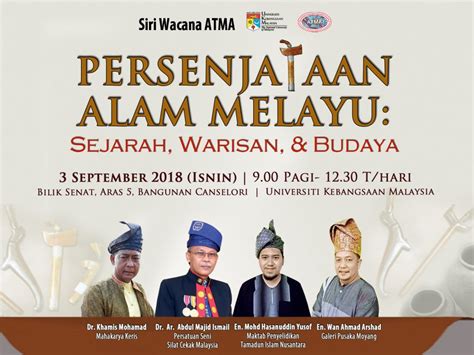 Individu, periode, sekolah, atau bangsa. Siri Wacana ATMA- Persenjataan Alam Melayu: Sejarah ...