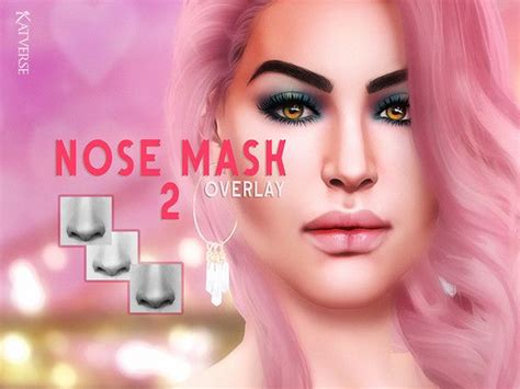 Nose Mask 02 Overlay The Sims 4 Download Simsdomination Nose Mask