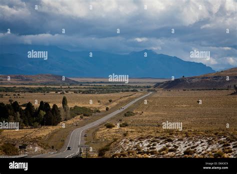 View over Ruta 40, Patagonia, Argentina, South America Stock Photo - Alamy