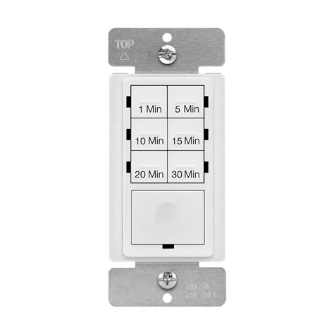 30-Minute 7-Button Preset Countdown Timer Switch - ENERLITES