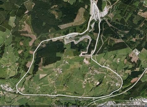 The funicular sits adjacent to the hotel. Circuit Spa Francorchamps - Old and new © Google maps ...