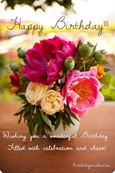 Find images of happy birthday card. Birthday card with peonies | Birthday Wishes