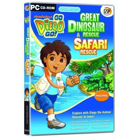Double Pack Go Diego Go Great Dinosaur Rescue And Safari Rescue Pc