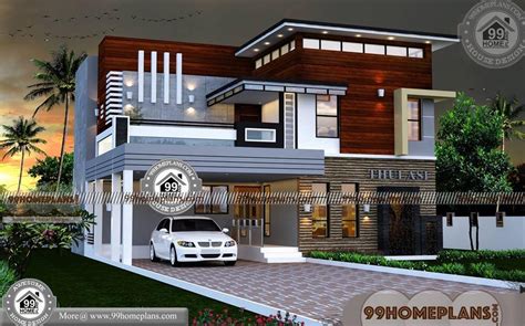 2 Storey House Design With Terrace With Contemporary Modern Homes