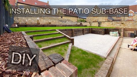 Installing The Patio Sub Base Youtube