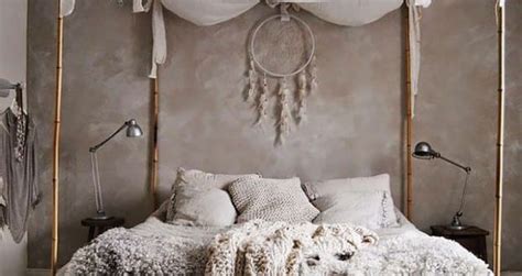 Deko uber bett wand uber bett dekorieren in. schlafzimmer ideen im boho stil_kleines schlafzimmer ...