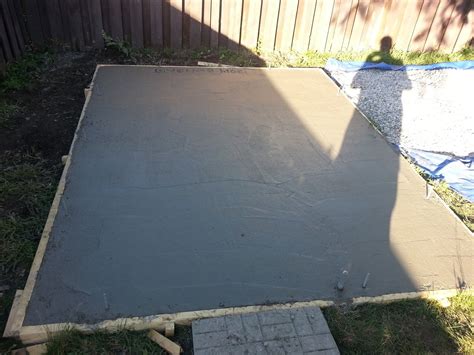 They can be doubled up to give a wide base, or stacked to build piers for higher clearance or uneven slopes. Do It Yourself Builds: How to Pour a Concrete Pad for Shed