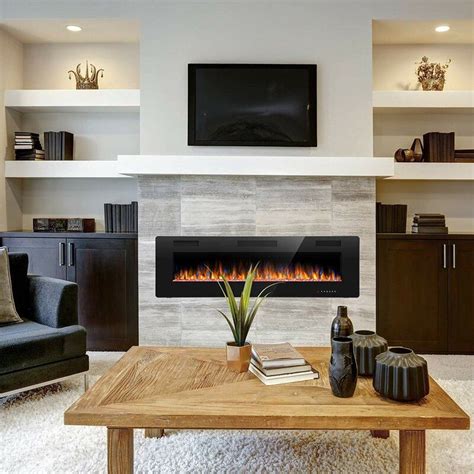 Hiding cables in the wall over fireplace can be a tough task even for someone who considers himself to be a handy person. Amarah Recessed Wall Mounted Electric Fireplace in 2020 ...