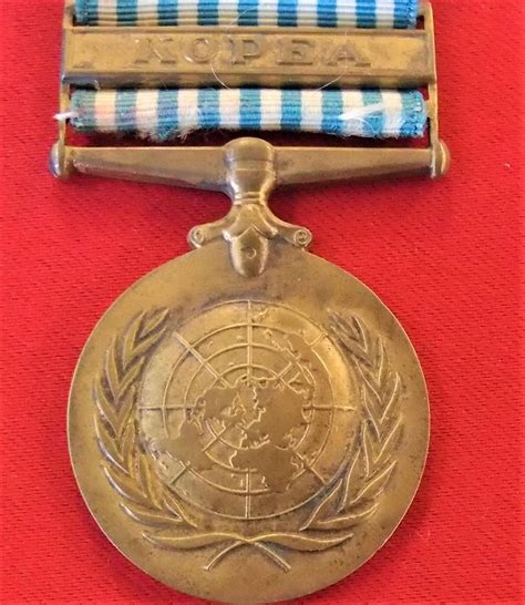 Original Greek United Nations Korean War Service Medal Jb Military
