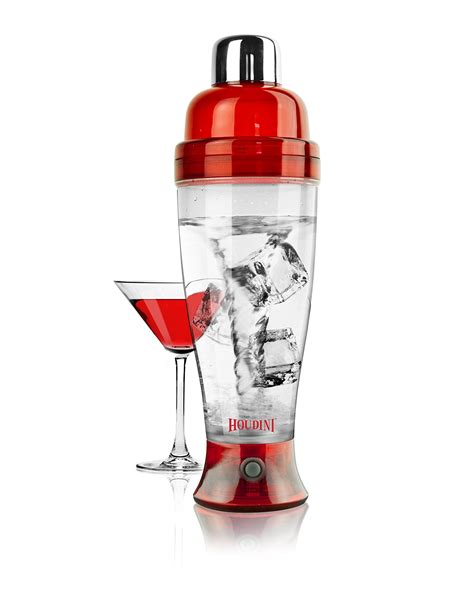 Houdini Electric Cocktail Mixer Translucent Red