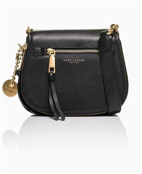 Marc Jacobs - Recruit Nomad Black Small Saddle Bag - Black ...