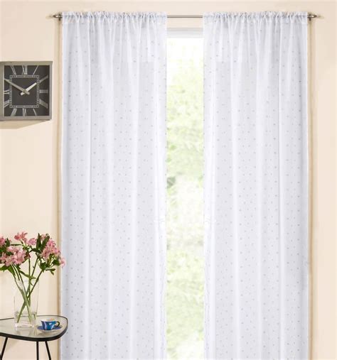 Bella Slot Top Voile Panel Green | Affordable Curtain Voiles | UK