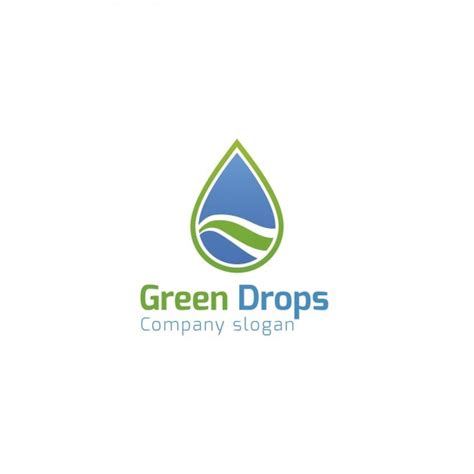 Water Company Logo Template Free Vector