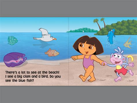 ‎a Day At The Beach Dora The Explorer On Apple Books