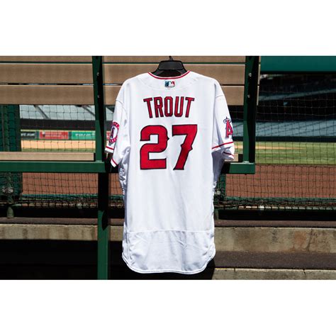 2021 Mike Trout Game Used Jersey 4 Games 3 Home Runs Los Angeles
