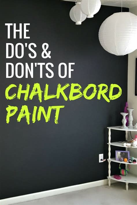 Chalkboard Paint Tips And Tricks Theres A Method To Applying Chalkboard