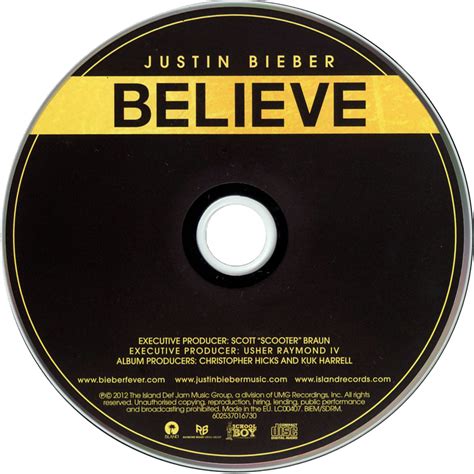 Believe Justin Bieber Deluxe Edition By Tostadoramusicpacks On