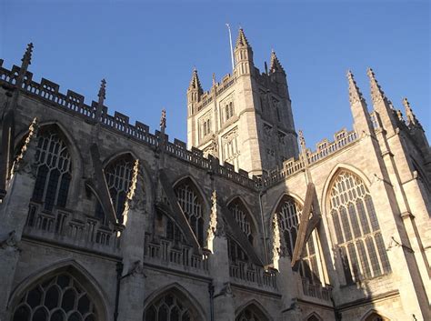 Free Photo Bath Abbey Historical Building Architecture England
