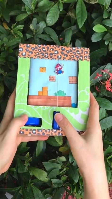 Super Mario Game Gadget Making At Home Video Fun Diy Crafts Paper