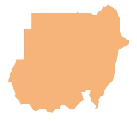 Geo Map Africa Sudan 