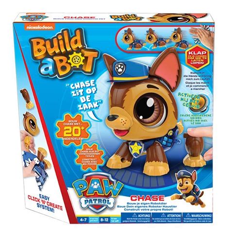 Collect ryder, rubble, skye and everest, each pup has a unique push button transformation. Build-a-bot: Robot Pet - Paw Patrol Chase | Toy | at Mighty Ape NZ