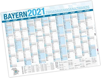 Übersicht ferien, schulferien und ferientermine in allen bundesländern in 2021. Printline Jahresplaner 2021 Schulferien Bayern / Arbeitstage 2020 In Bayern