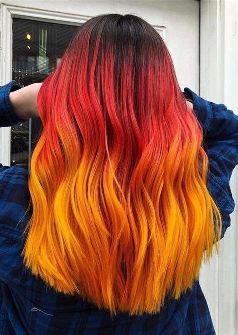 20 Unboring Styles With Magenta Hair Color Red Orange Hair Orange