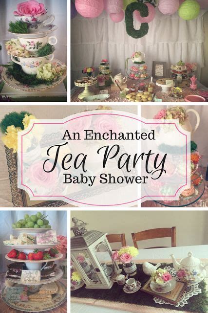 Handing a baby shower party favor to each guest as they leave is a sweet gesture. Enchanted Tea Party Baby Shower … | Tea party baby shower ...