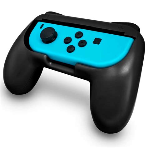2 X Black Nintendo Switch Joy Con Grips Adz Gaming