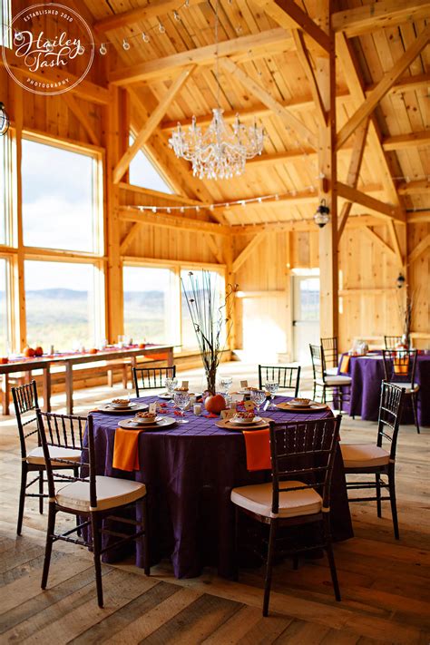 The wedding barn and loft can hold 120 people for a seated dinner. Maine Wedding Venue Pictures | Barn Photo Gallery