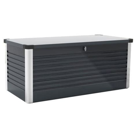 Trimetals Large Metal Patio Storage Box Anthracite Robert Dyas