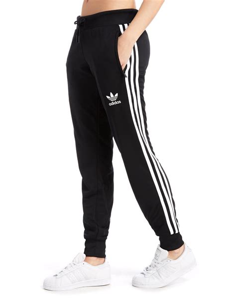 Lyst Adidas Originals Poly 3 Stripes Pants In Black