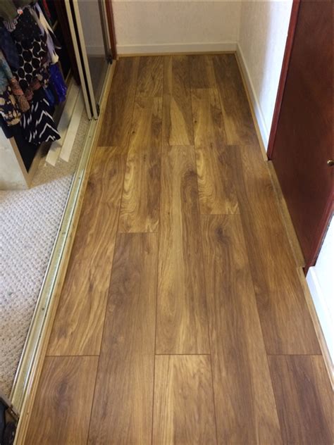 The era design floors have the lowest sheen level and allow you to feel the natural texture of the wood under. Kronospan Vintage Appalachian Hickory Laminate Flooring