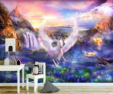 Twilight sparkle is the central main character of my little pony friendship is magic. Wallpaper,Magical Unicorn with Wings,Nursery,Decals,Self ...