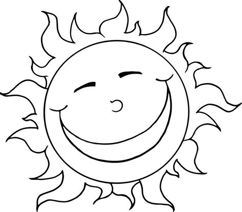 Sun Coloring Pages To Download And Print For Free