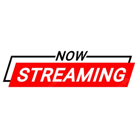 Live Stream Now Red Color, Live Stream, Live Streaming, Stream Now PNG