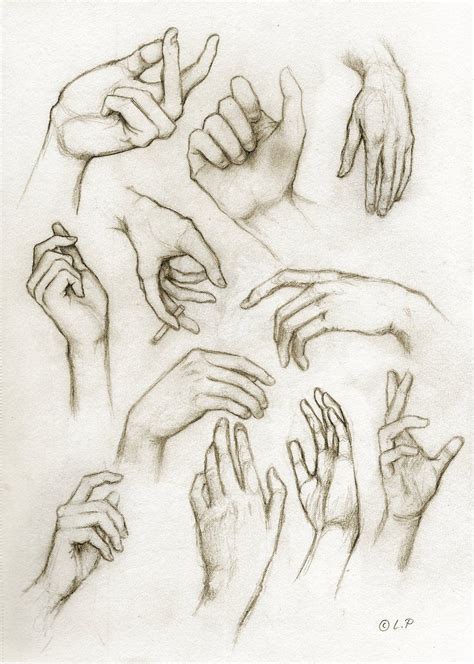 Hand Study By Lintsi On Deviantart Drawing People Hand Sketch Sketches