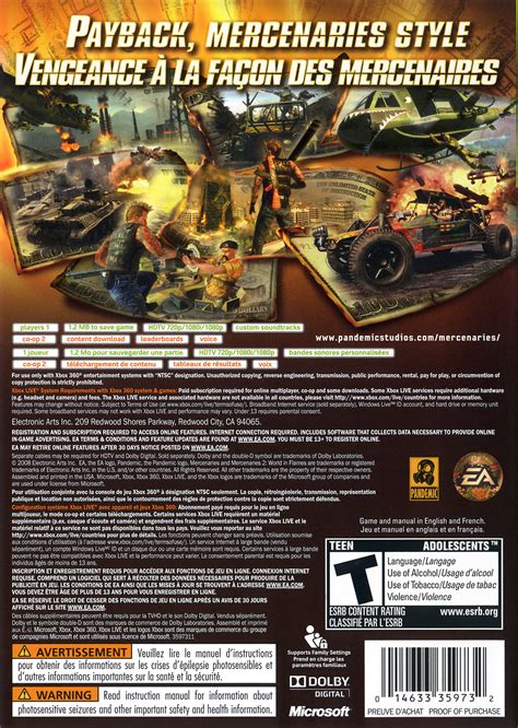Mercenaries 2 World In Flames Details Launchbox Games Database