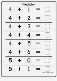 Some games test kindergarteners' ability to use a calculator. Math Teaser 4 Kids: Addition - Kindergarten
