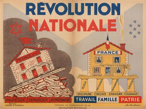 Affiche Du Régime De Vichy 1941 - Image result for Régime de Vichy | Resistência francesa, Bebidas de