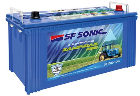 Sf Sonic Sz1080 100l Tractor Battery Capacity 100 Ah At Rs 9692 In Mysore
