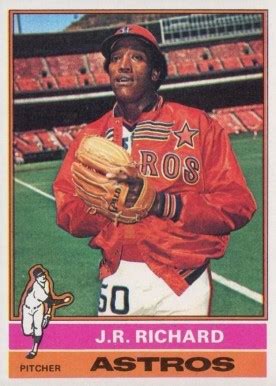 Richard career pitching statistics for major league, minor league, and postseason baseball. 1976 Topps J.R. Richard #625 Baseball - VCP Price Guide