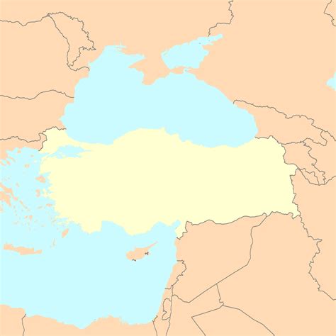 Turkey Map Blank Mapsof Net