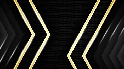Abstract Metal Background With Gold And Sparkling Lines 1211308 Vector