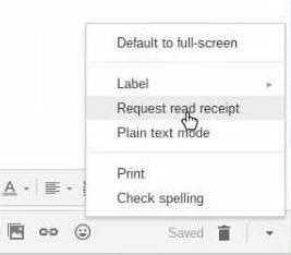 At the bottom right, click more options request read receipt. 井井有条：如何在Gmail中打开已读回执 - 如何 - 2021